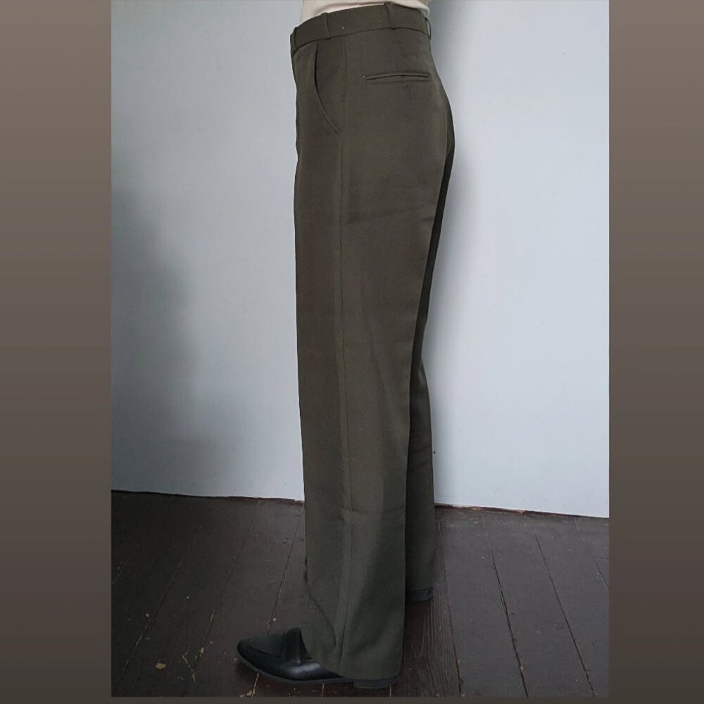 Moss green dress pants - Picture 3 of 9
